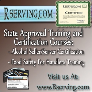 Washington DC alcohol seller and server certification
